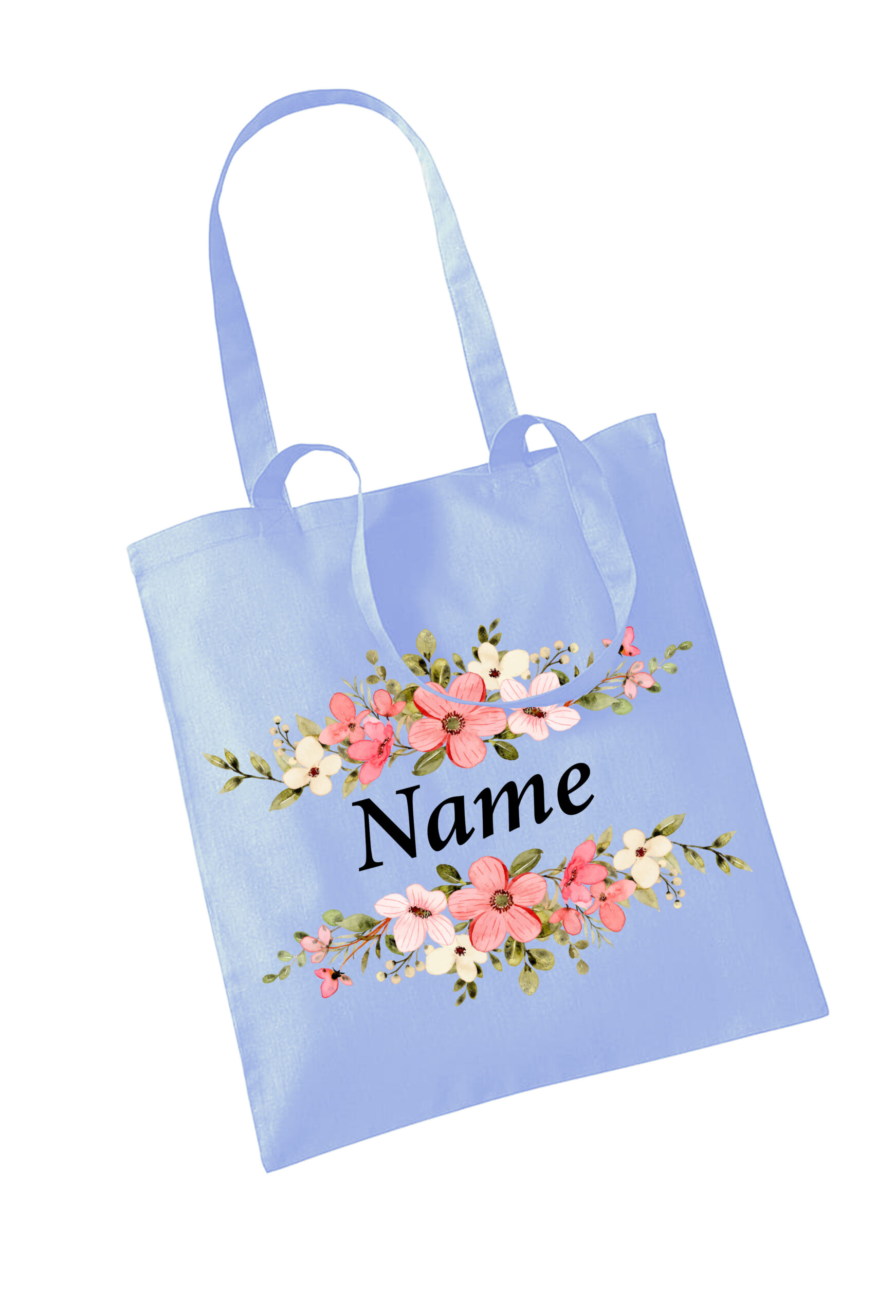 Personalised Floral Tote Bag - Image 2