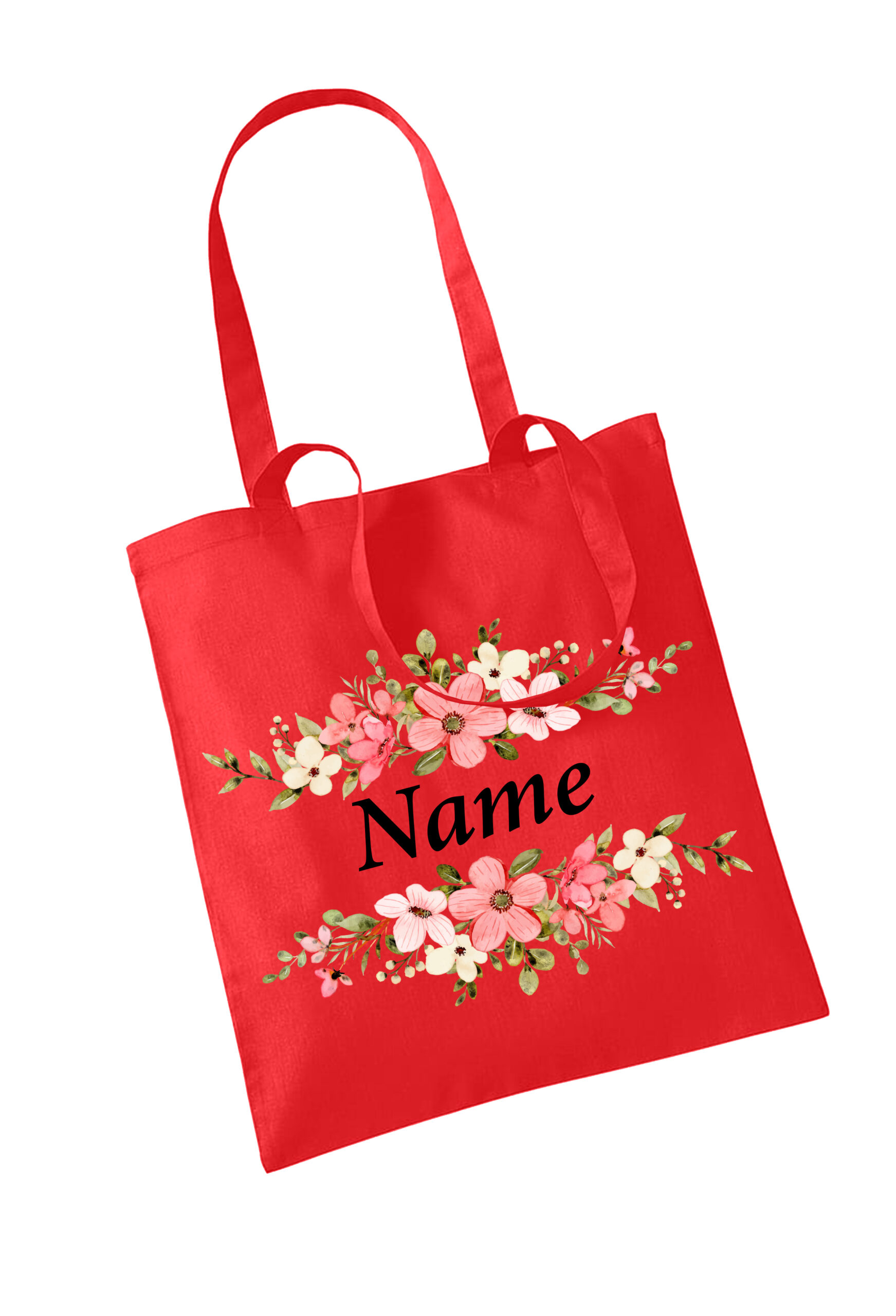 Personalised Floral Tote Bag - Image 5