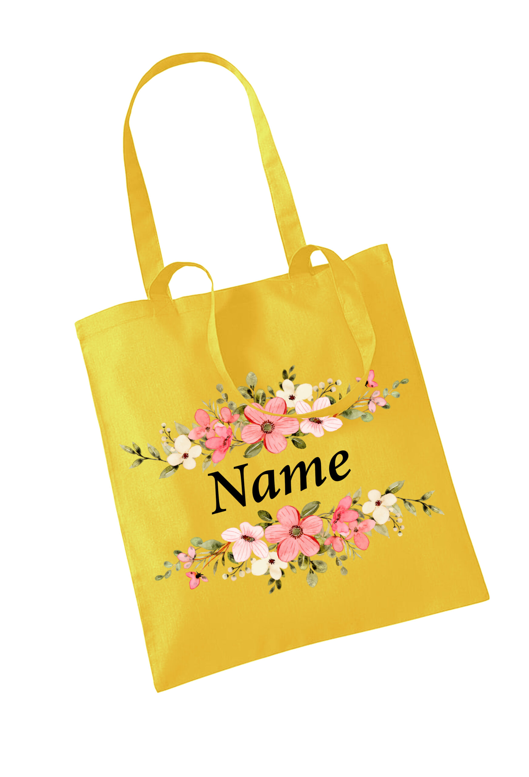Personalised Floral Tote Bag - Image 4