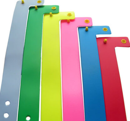 Plain L-Shaped Vinyl Wristbands - Image 2