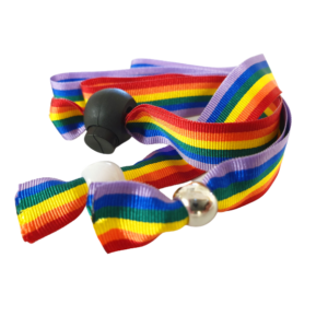 Rainbow Fabric Wristbands